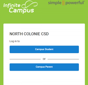 picture of infinite campus login page