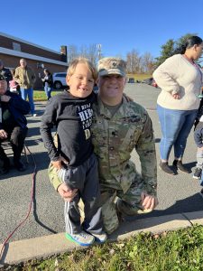 student and his father