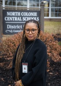 Nate Turner-Hassell out front of district office