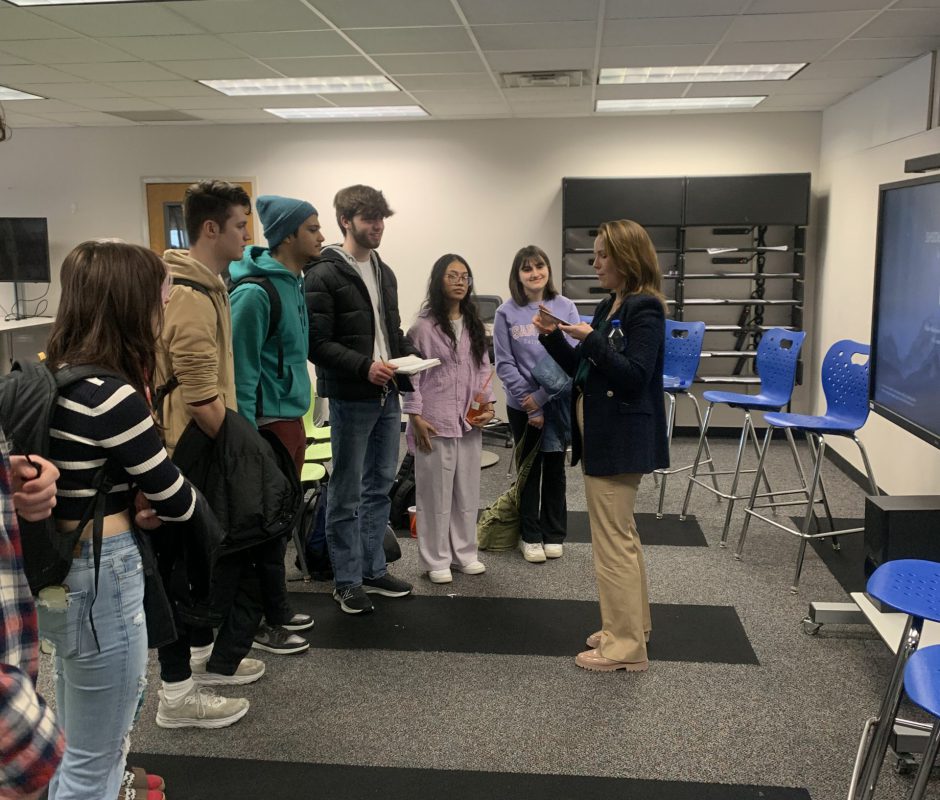 SHS students with Polish Delegation March 2023