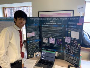 Student researcher at RPI-hosted science Fair