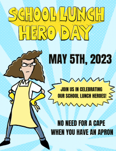 School Lunch Hero Day graphic 
