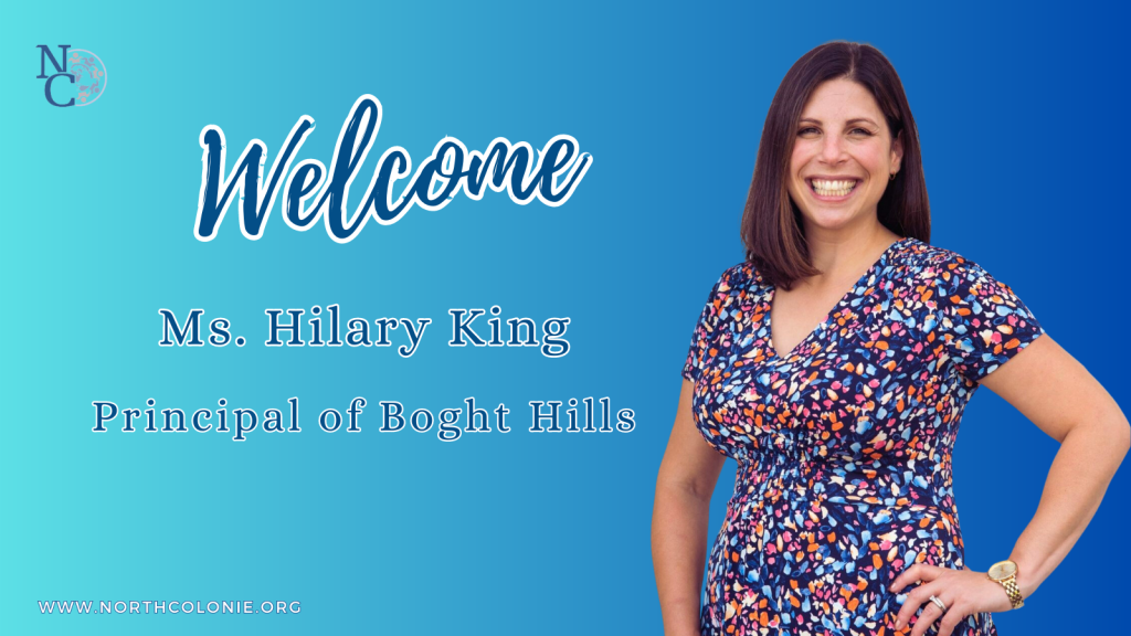 This is a photo of Hilary King, Principal of Boght Hills. 