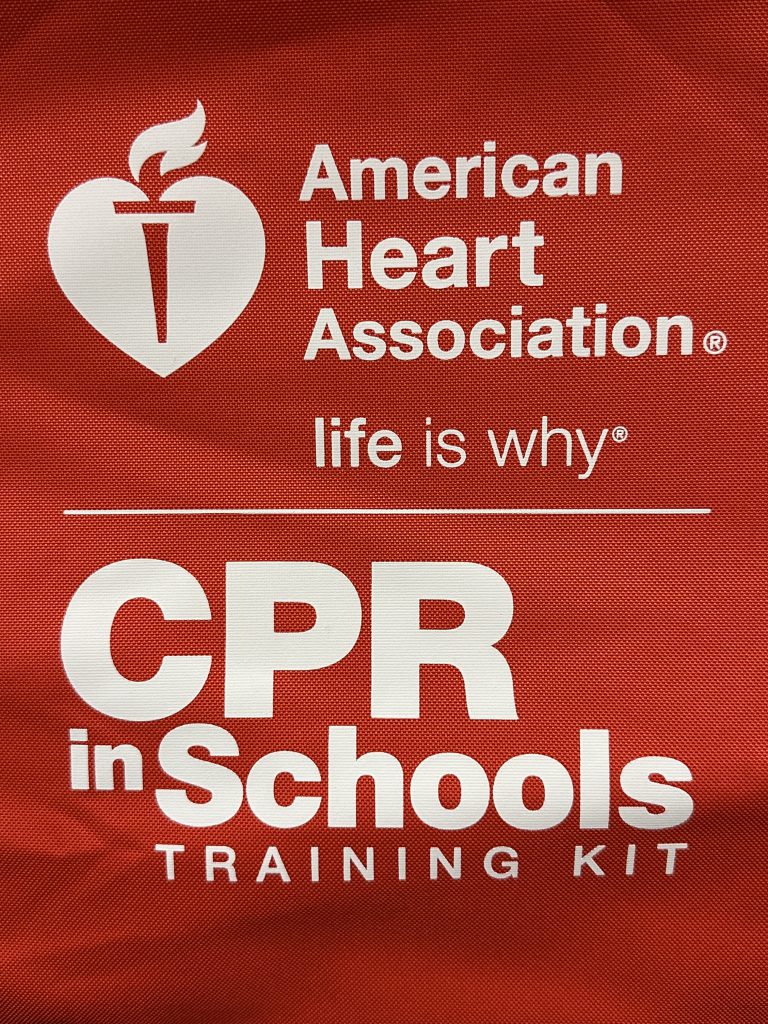 An image of the outside of a CPR kit.