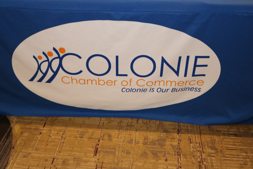 An image of the Colonie Chamber of Commerce logo.